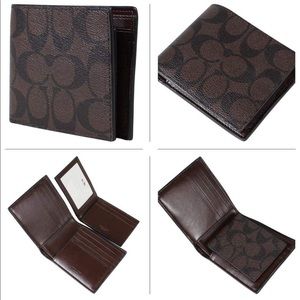 Authentic Coach 3-In-1 Signature Wallet